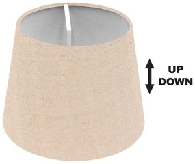 Καπέλο Φωτιστικού Ε27/E14 Up-Down Φ20cm Ύφασμα SPC 20 Arlight -284029-Μπεζ 0284029