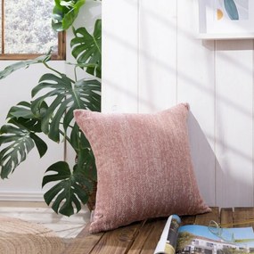 Μαξιλάρι Διακοσμητικό (Με Γέμιση) Tivoli 06 Rose Teoran 43X43 Βαμβάκι-Πολυέστερ