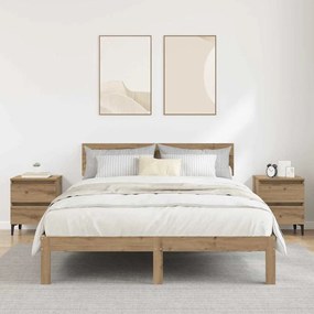 vidaXL Κομοδίνα 2 τεμ Φτιαγμένα από δρυ 40x35x50 εκ Φτιαγμένο από ξύλο