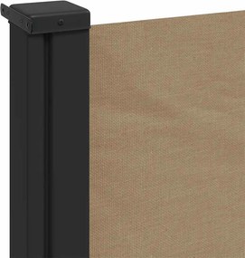 vidaXL Σκίαστρο Πλαϊνό Συρόμενο Taupe 100 x 500 εκ.
