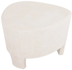 ΤΡΑΠΕΖΙ ΣΑΛΟΝΙΟΥ ΣΕΙΡΑ SANTORINI HM18053 MDF ΣΕ ΥΠΟΛΕΥΚΟ ΧΡΩΜΑ 54x61x40,5Υεκ.