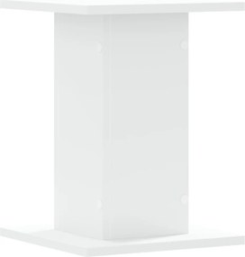 vidaXL Βάσεις Φυτών 2 τεμ. Λευκές 30x30x40 εκ. από Επεξεργασμένο Ξύλο