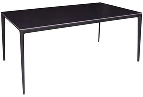 Τραπέζι Barret ΕΜ836,3 160x90x74cm Stone Black Aluminum,Technomarble