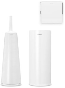 Brabantia 1003475 Σετ αξεσουάρ τουαλέτας ReNew White 3 τμχ