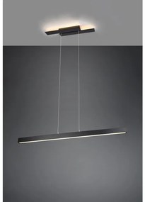 Κρεμαστό Φωτιστικό Οροφής LED 45W Μαύρο Up Down Switch Dimmer Belfast 375510432 Trio Lighting-375510432-Μαύρο 375510432