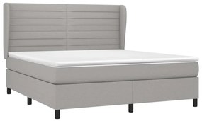 ΚΡΕΒΑΤΙ BOXSPRING ΜΕ ΣΤΡΩΜΑ ΑΝ. ΠΡΑΣΙΝΟ 160X200ΕΚ ΥΦΑΣΜΑΤΙΝΟ 3128053