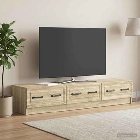 vidaXL Ντουλάπι TV 147 x 34,5 x 27 εκ Sonoma Δρυς Επεξεργασμένο Ξύλο