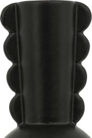 Διακοσμητικό Βάζο (Φ8.5x15.2) A-S Wavy Bliss 204249 Black