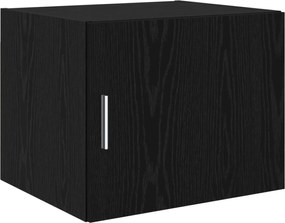vidaXL Πλαϊνό γραφείο 2 pcs Μαύρη Οξυά 50 x 41 x 225 εκ