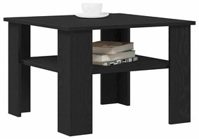 vidaXL Τραπεζάκι σαλονιού Μαύρη δρυς 60 x 60 x 42 εκ.