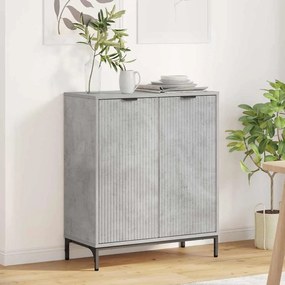 vidaXL Πλαϊνό γραφείο Γκρι σκυροδέματος 69.5 x 33 x 82 εκ.