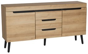 GRIF ΜΠΟΥΦΕΣ ΦΥΣΙΚΟ ΜΑΥΡΟ 160x40xH83cm - 05-0753