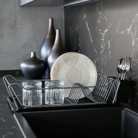 Πιάτοθήκη με ΔΙΣΚΟ 38036/ANTHRACITE 47x32cm