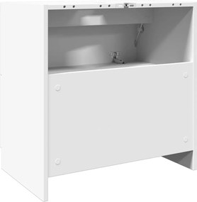 vidaXL Ντουλάπι Νιπτήρα Λευκό 59x37x59 εκ. Επεξεργασμένο Ξύλο