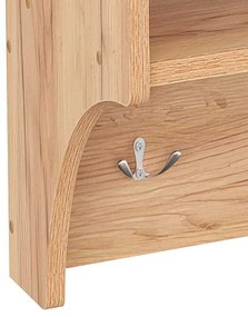 Κρεμάστρα Crosta pakoworld σε oak απόχρωση 80x28x40εκ
