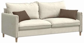 vidaXL Μαξιλάρι Καναπέ 2 pcs Καφέ 50 x 30 cm ύφασμα