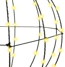 vidaXL Χριστουγεννιάτικη Φινάλε Φωτιστικό 160 LED Θερμό λευκό