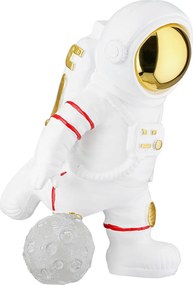 Figure Astronaut Synthetic Resin Grey White 2 Assorted 10X14X18Cm 10X14X18Cm
