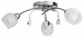 Rabalux Melissa Φωτιστικό Οροφής Τρίφωτο Πλάτους 60cm Σε Χρώμιο 2621