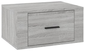 vidaXL Κομοδίνα Επιτοίχια 2 τεμ. Γκρι Sonoma 50x36x25 εκ.