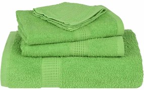 vidaXL Σετ Πετσετών 8 Τεμαχίων FROGN Πράσινο Μήλου 360 γρ./μ²
