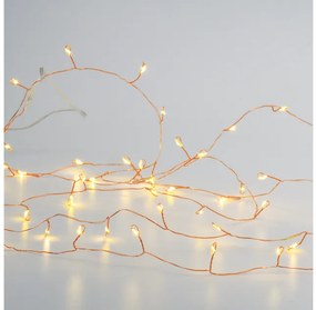 Λαμπάκια Σειρά 300 Cluster LED WW Χάλκινο Καλώδιο 8 Πρόγραμμα IP44 X063001277 ACA-X063001277-Χάλκινο X063001277