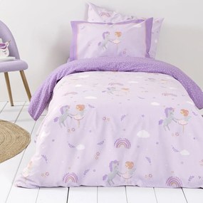 Σεντόνια Μονά (Σετ) Nima Magic Bloom Μωβ Με Λάστιχο 100x200+30