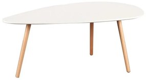 Τραπεζάκι Σαλονιού Tamy Big 09.0072 116Χ65Χ45cm Natural-White Mdf, Wood