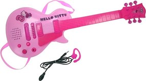Παιδική Kιθάρα Hello Kitty Ηλεκτρονικά Είδη Μικρόφωνο Ροζ