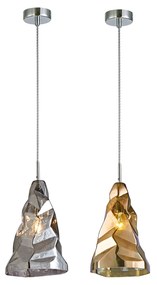 SE4312-01 SM LUIGI PENDANT SMOKY GLASS Γ4