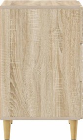 vidaXL Κομοδίνο Sonoma Δρυς 43 x 41 x 66,5 cm Επεξεργασμένο Ξύλο