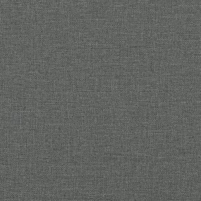 Πλαίσιο Κρεβατιού με Κεφαλάρι Σκούρο Γκρι 100x200 εκ.Υφασμάτινο - Γκρι