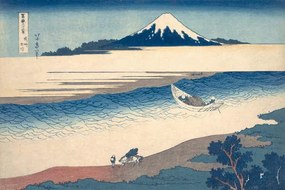 Hokusai, Katsushika - Αναπαραγωγή Ukiyo-e Print of the Tama River, (40 x 26.7 cm)