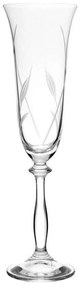 Ποτήρι Κολωνάτο Ούζου Calla-Angela CLX40600064 190ml Clear Από Κρύσταλλο Βοημίας Κρύσταλλο