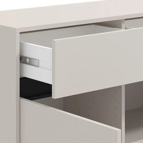 Μπουφές MARRON 157 3K3F3V Cashmere - Μαύρο 157x40x90εκ. 157x40x90 εκ.