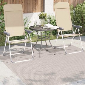 vidaXL Χαλιά χώρου τετράγωνο FARO Κρεμ 200 x 200 cm Πολυεστέρας