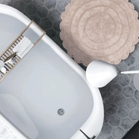 Πατάκι Μπάνιου (Φ60) Das Home Bathmats Colours 0634 Beige