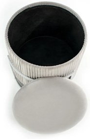 CRICKET pouffe color: light grey DIOMMI V-CH-CRICKET-PUFA-J.POPIEL