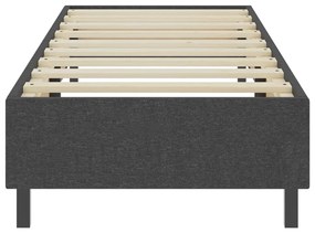 vidaXL Πλαίσιο Κρεβατιού Boxspring Γκρι 80 x 200 εκ. Υφασμάτινο