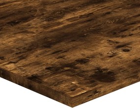 vidaXL Ράφια Τοίχου 4 τεμ. Καπνιστή Δρυς 80x40x1,5 εκ. Επεξεργ. Ξύλο