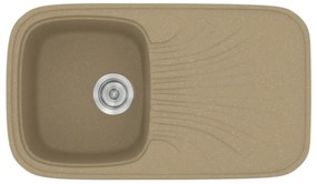 Sanitec Classic 315 Metallic Cream Νεροχύτης