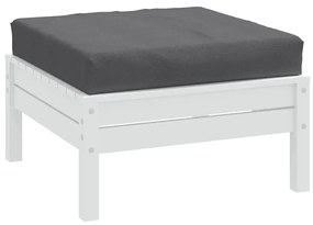 vidaXL Μαξιλάρι Παλέτας Ανθρακί 60x60x9,5 εκ. Ύφασμα