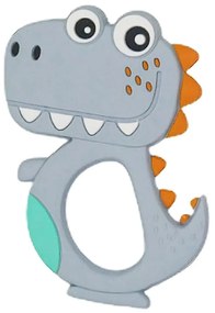 Μασητικό Οδοντοφυΐας Δεινόσαυρος 3 Μηνών+ Grey Silicone