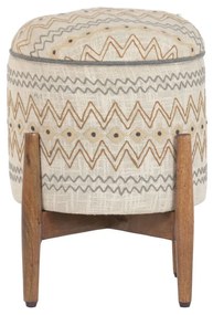 Υποπόδια Home ESPRIT Μπεζ Urban 40 x 40 x 52 cm