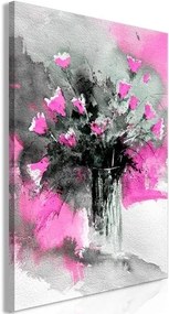 Πίνακας - Bouquet of Colours (1 Part) Vertical Pink - 40x60