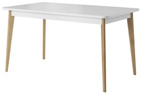 Τραπέζι επεκτεινόμενο 41110-NR Λευκό + Riviera 140-180x76x80cm Μελαμίνη