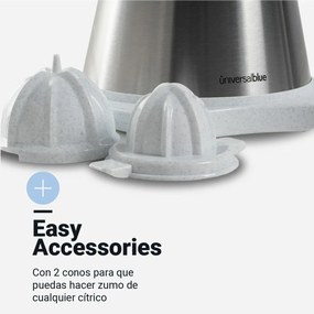 Ηλεκτρικός Αποχυμωτής Universal Blue JUICY Λευκό Χάλυβας 300 W