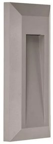 Απλίκα Φωτιστικό Τοίχου 1W 80X200X27MM 3000k IP65 Eurolamp-145-52060-Γκρι 145-52060