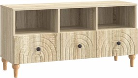vidaXL Ντουλάπι TV 102 x 34,5 x 50 εκ. Δρύς Sonoma