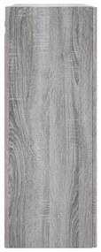 vidaXL Ντουλάπια Τοίχου 2 τεμ. Γκρι Sonoma 69,5 x 34 x 90 εκ.